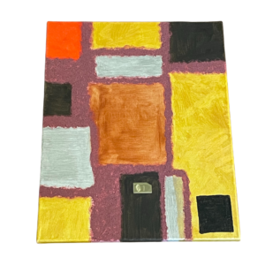 Abstract Gold Painting